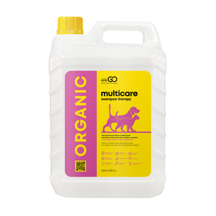 Dctr.Go Шампунь-бальзам для животных  Sнampoo Therapy "Мультиуход" 5000 мл во Владимире